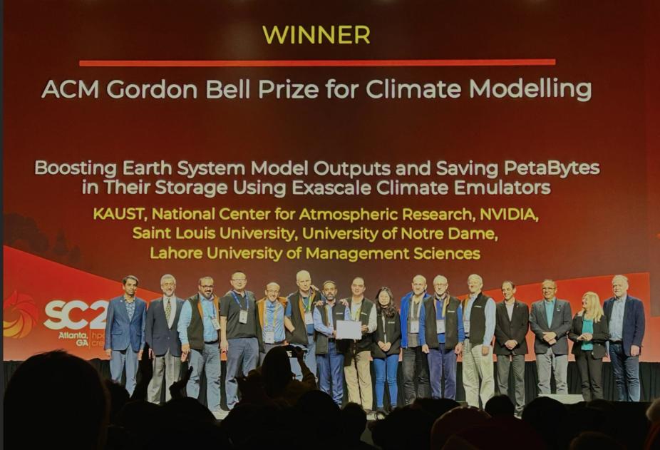 NSF NCAR researcher part of team that wins the 2024 ACM Gordon Bell